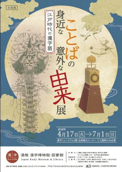 身近なことばの意外な由来展 江戸時代の漢字語 企画展示 漢検 漢字博物館 図書館 漢字ミュージアム
